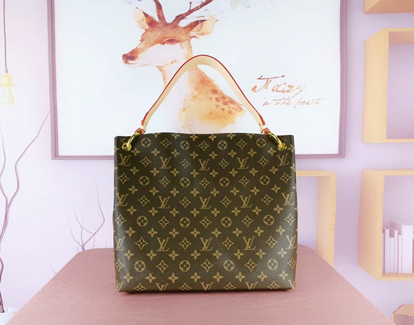 ルイヴィトンバッグ側面デザイン